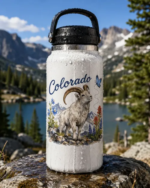 Sticker - Colorado Animal and Butterfly