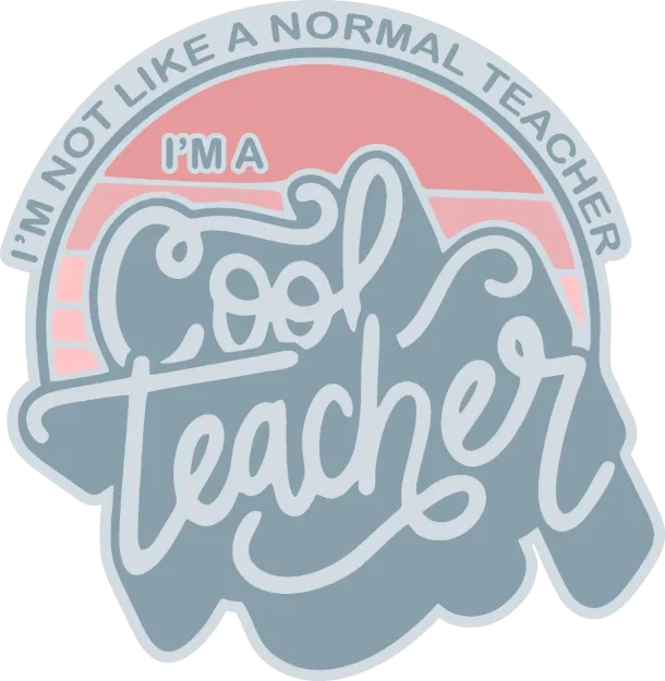 Die Cut Magnet - Cool Teacher