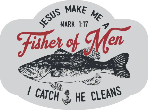 Vinyl Sticker - Fisher of Men