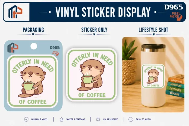 Sticker - Otterl in Need of Coffee