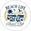 Round Magnet - Beach Life Social Club