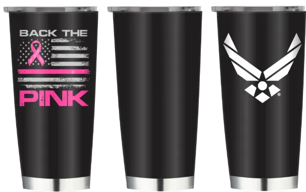 Back the Pink U.S. Air Force Tumbler