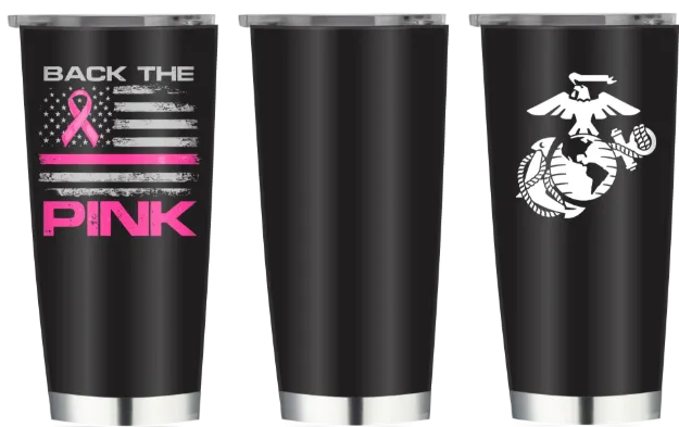 Back the Pink U.S. Marine Tumbler
