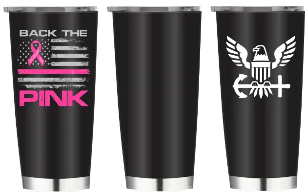 Back the Pink U.S. Navy Tumbler