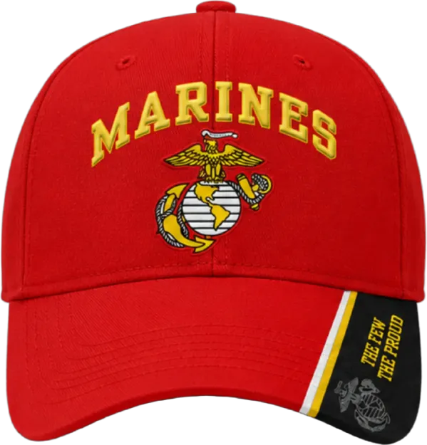 Marines EGA Red Ball Cap